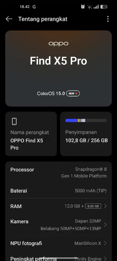 Jual Oppo findx5 pro