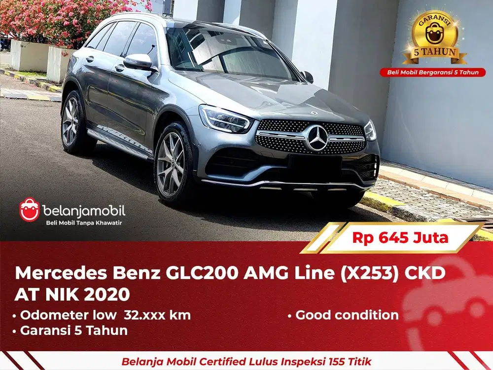 [ GARANSI 5TH ] Mercedes Benz Mercy GLC200 GLC 200 AMG AT 2020 2021