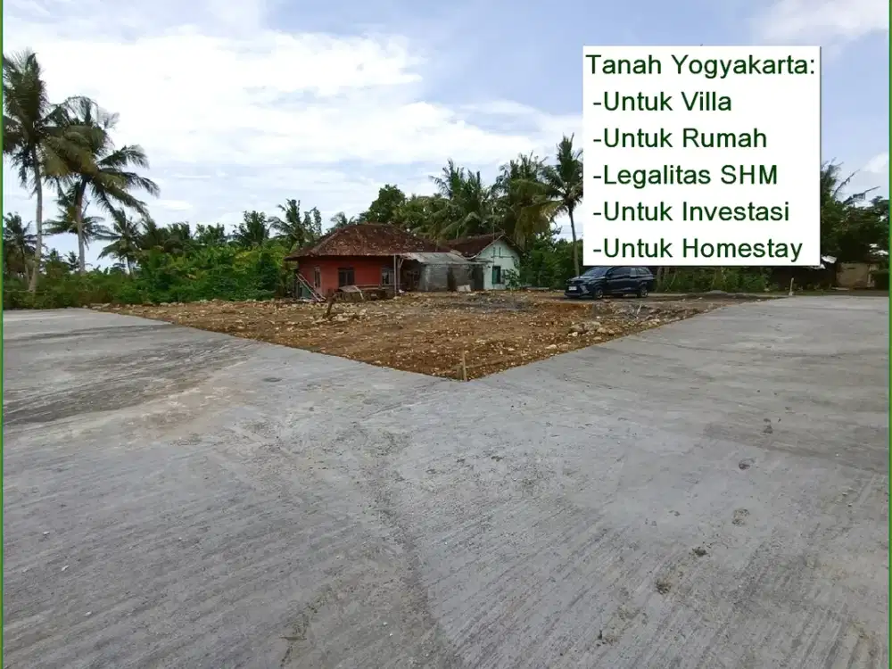 Tanah Dekat Kampus UNY Wates, Kulon Progo, Legalitas SHM