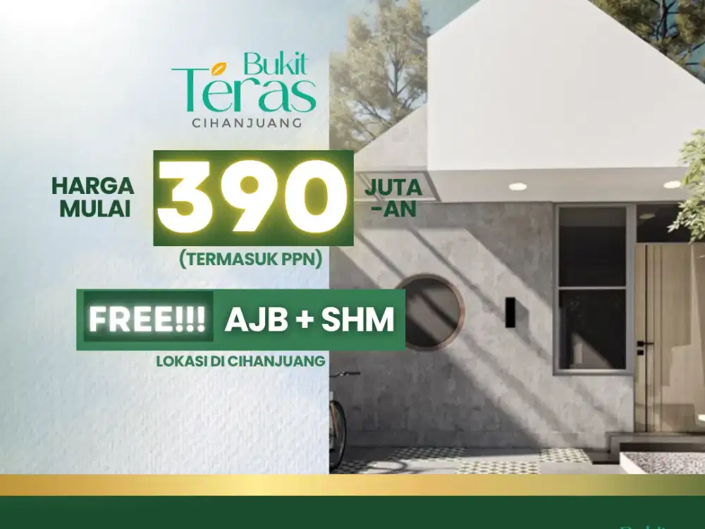 Rumah minimalis harga Ekonomis lokasi Strategis di Cihanjuang