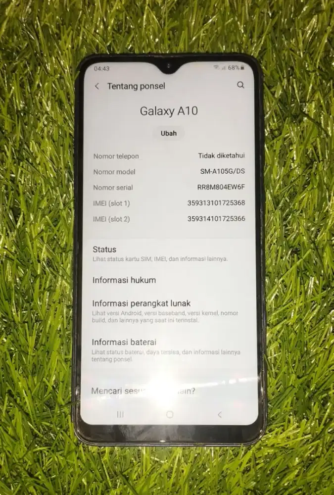 SAMSUNG A10 MERAH