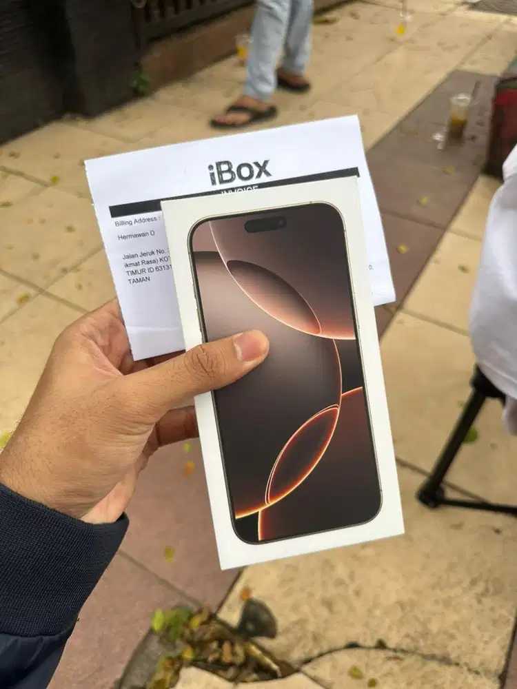 iphone 16 pro max 256gb iBox new BNIB dessert titanium
