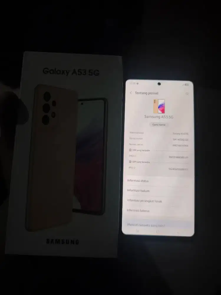 Samsung A53 5g 8 128 hp box
