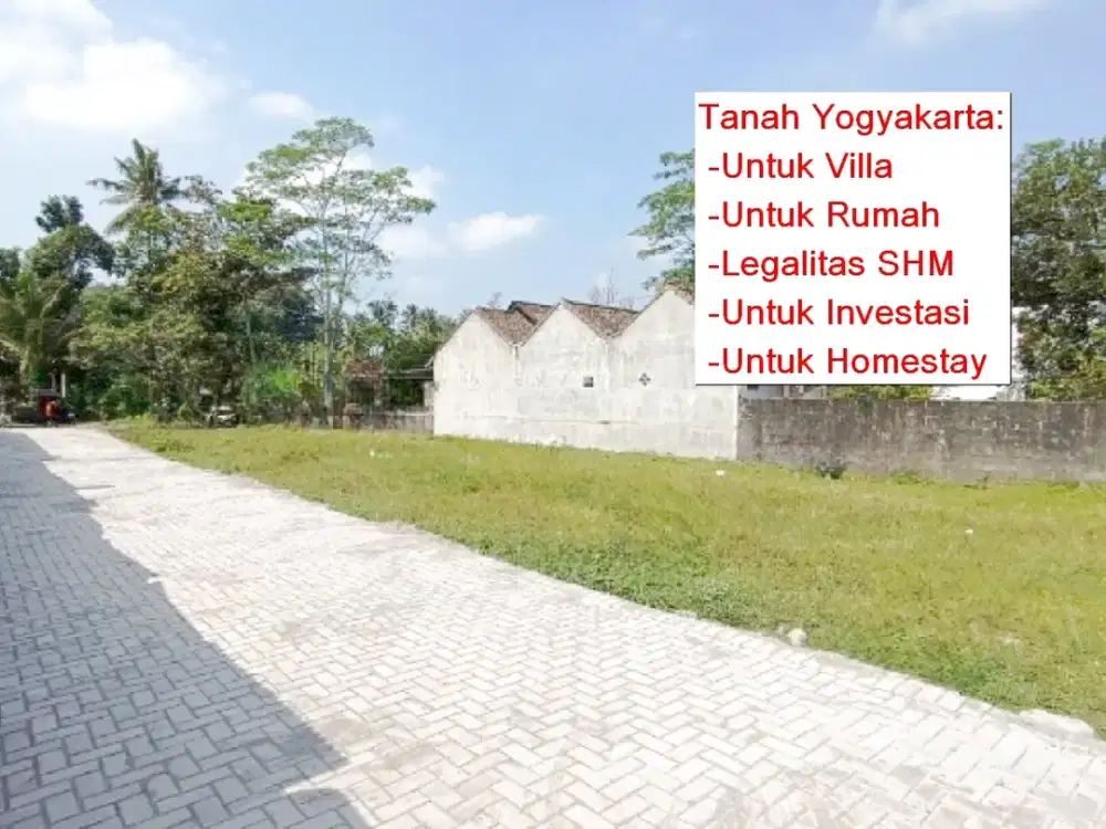 Tanah Dekat Polsek Tempel Lokasi Premium Sleman