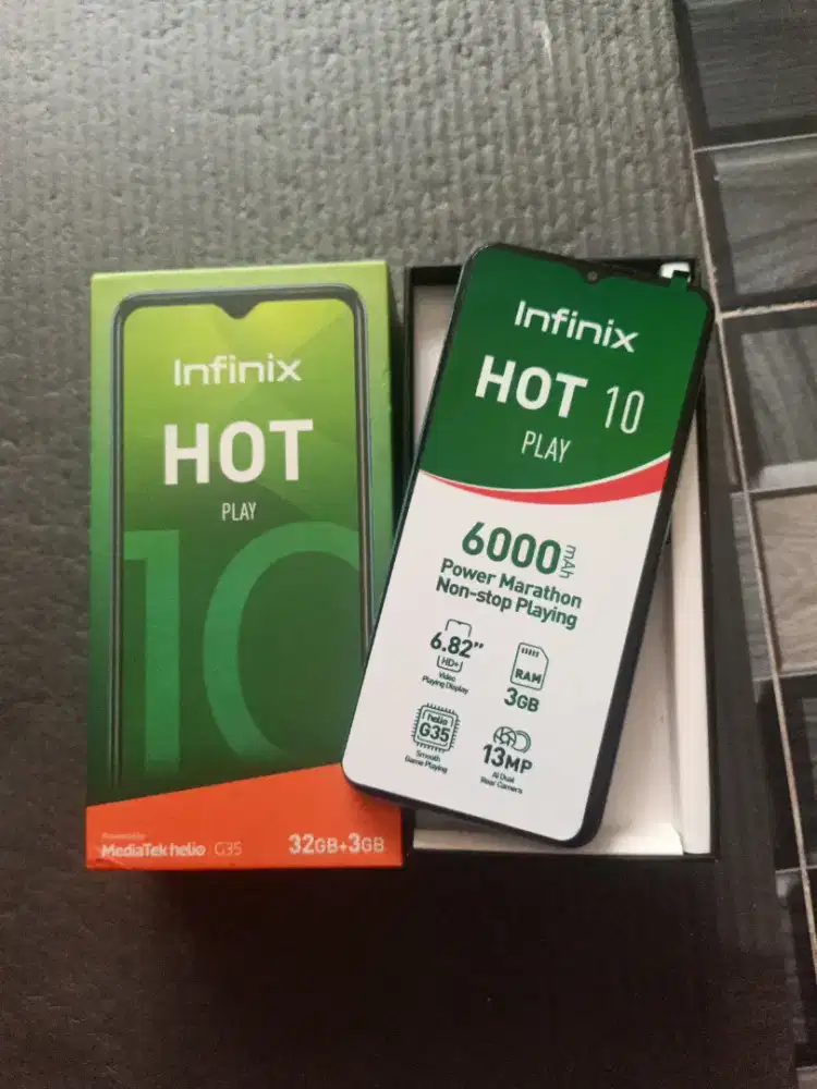 Infinix Hot 10 Play 4/64GB Kondisi 84%