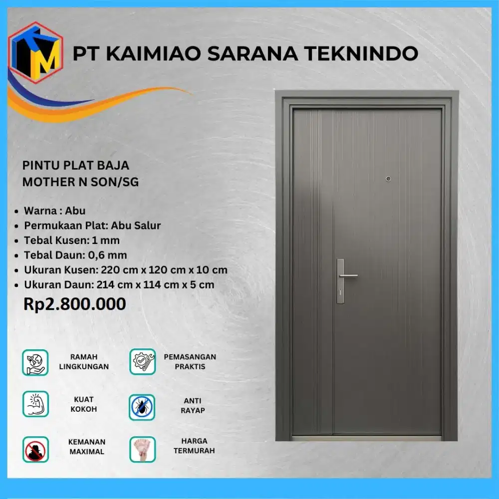 PINTU PLAT BAJA BERBAGAI MODEL