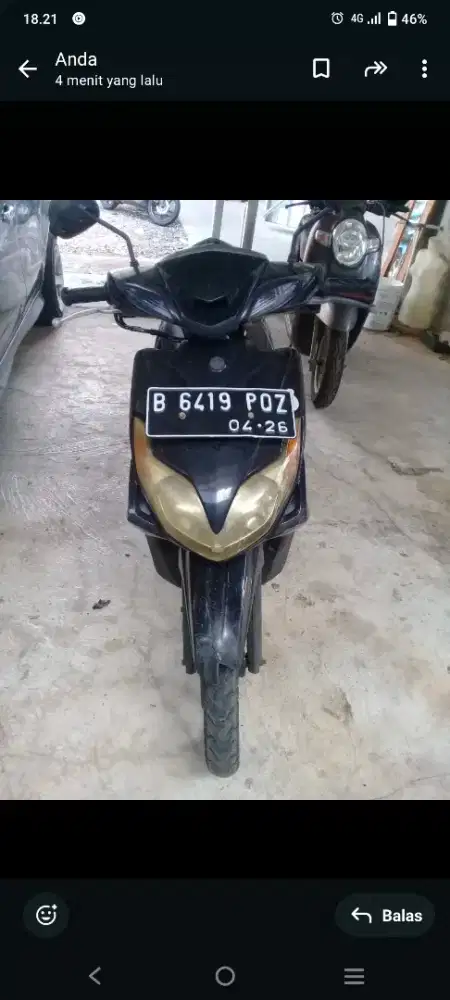 Di Jual Motor Apa Adanya