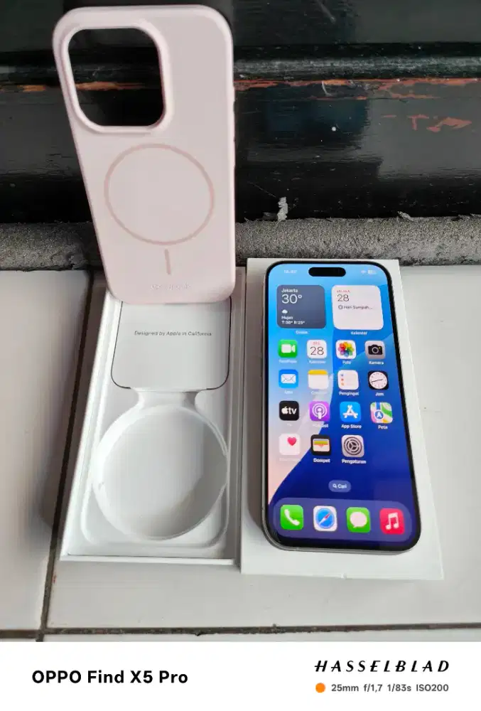 iPhone 15 Pro iBox 128gb HP dus only mulus normal jual murah