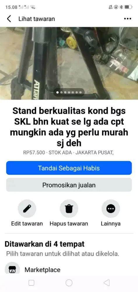 Stand serba guna utk camera dll kond spt baru brg berkualitas murah sj