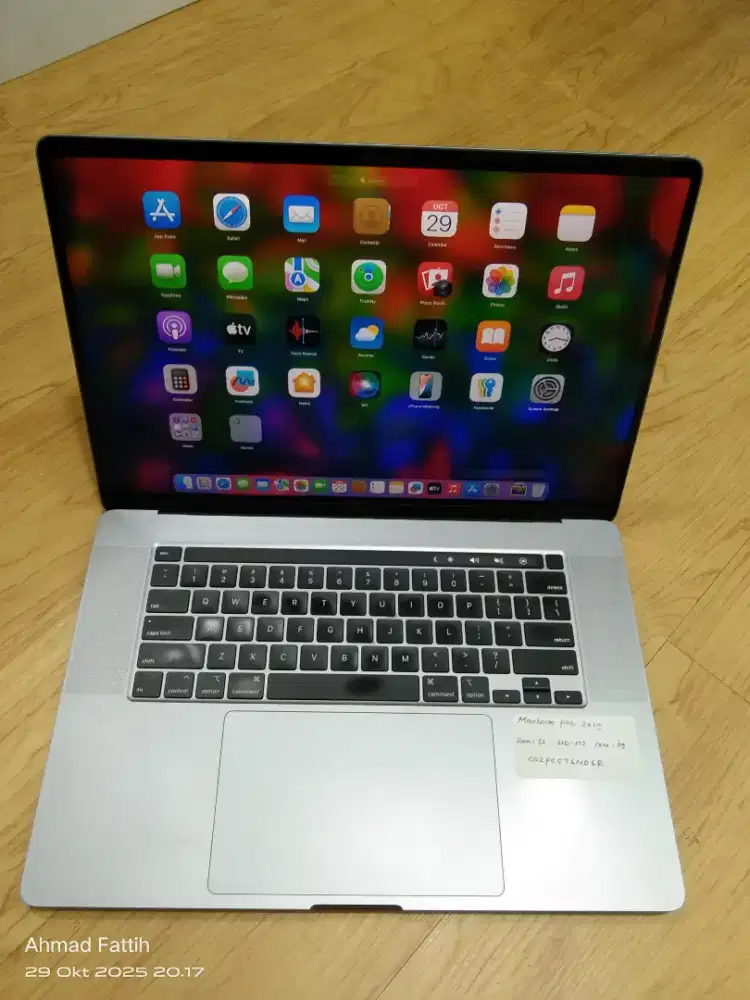 MacBook Pro (16-inch) 2019_ i9 Ram_ 32/512