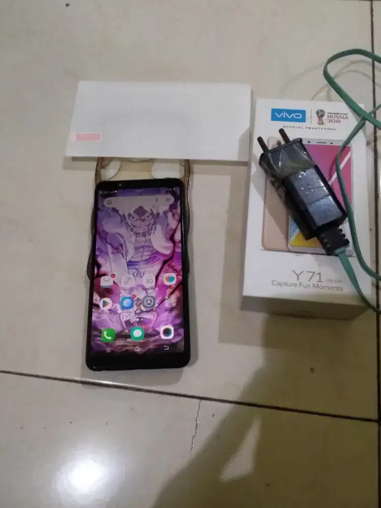 Jual hp Vivo Y71 3/32 fulset
