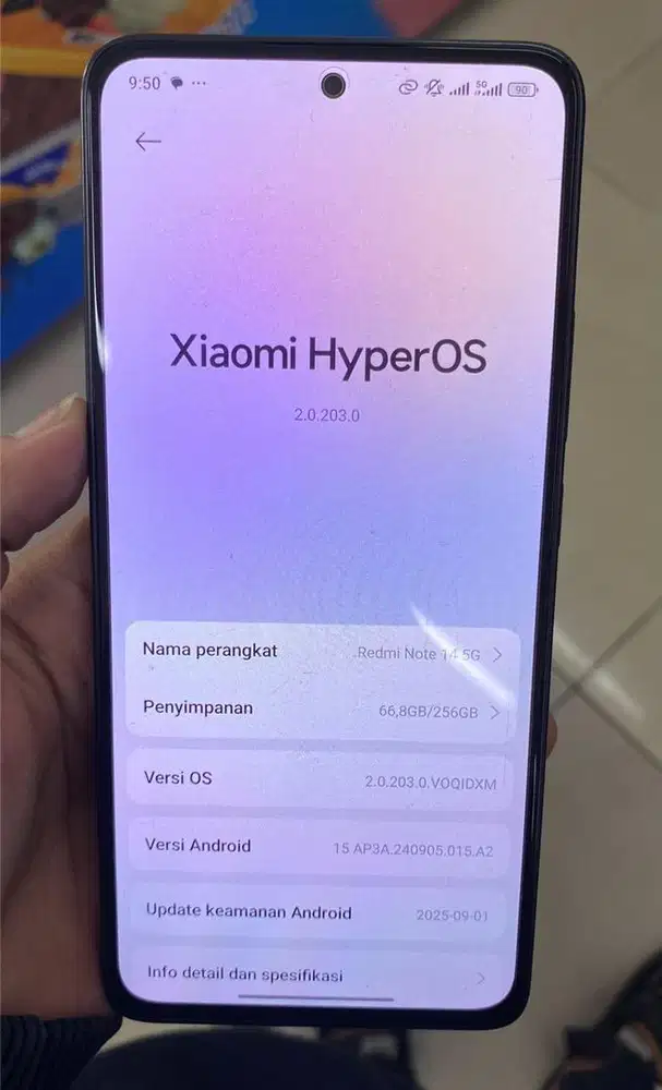 Redmi Note 14 5G 8+4 / 256gb