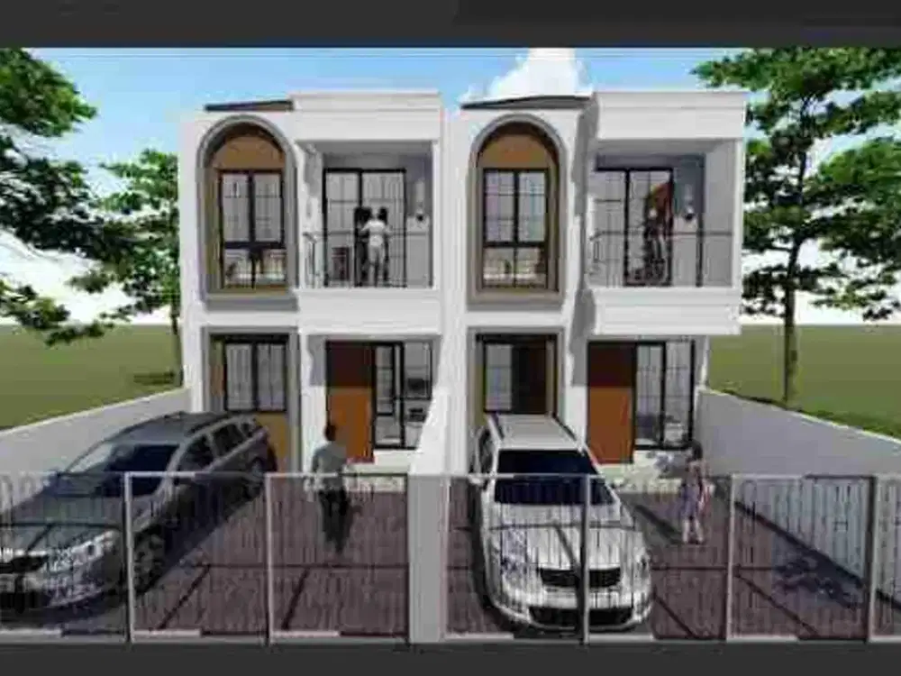 Rumah cluster Jagakarsa 2 lantai 3 kamar tidur KPR bebas banjir strategis 4 menit ke halte jaklingko stasiun Lenteng agung pintu tol Andara dan brigif kota jakarta selatan