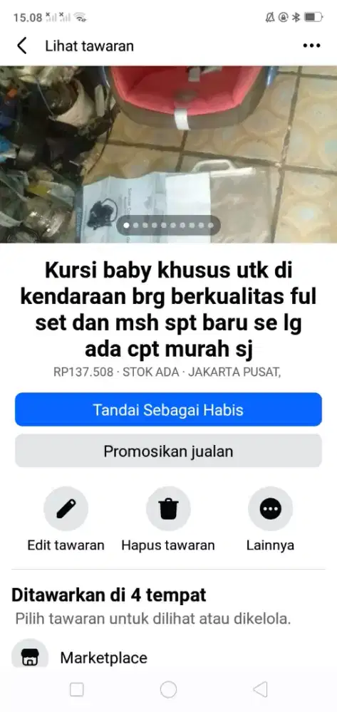 Kursi khusus utk baby brg berkualitas ful set spt baru murah sj cptdpt