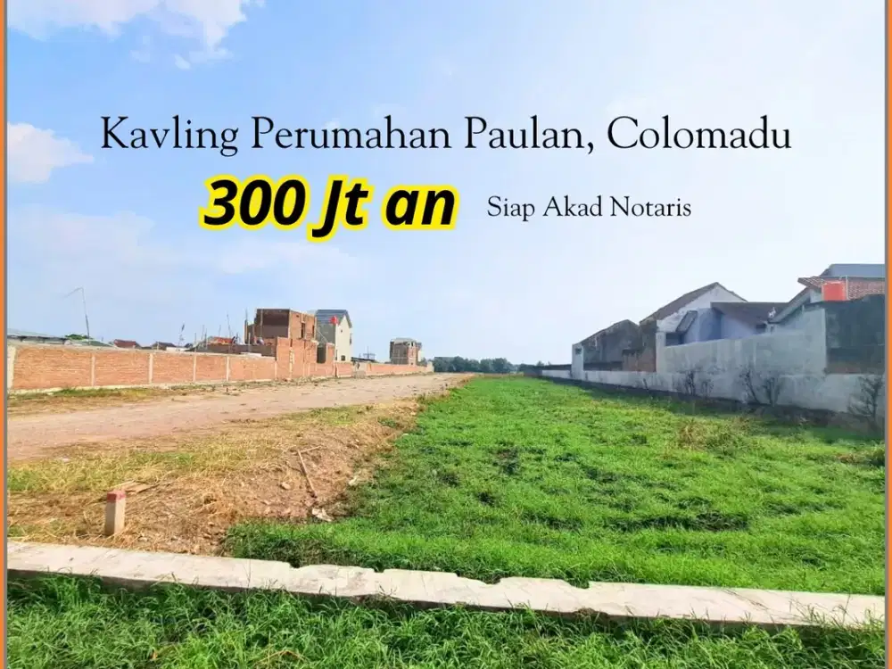 Dekat Pasar Colomadu Solo, Tanah Pekarangan