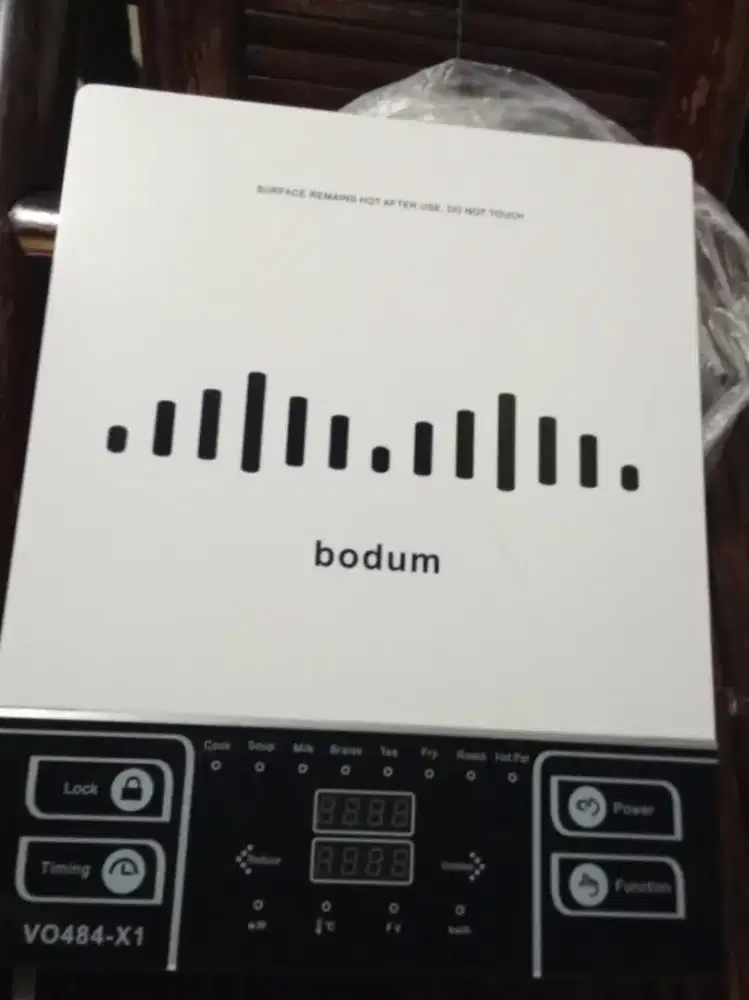 dijual kompor listrik vortable BODUM masih baru belum pernah dipakai