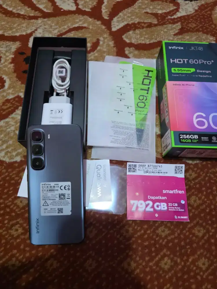 Infinix hot 60 pro plus Fullset seminggu