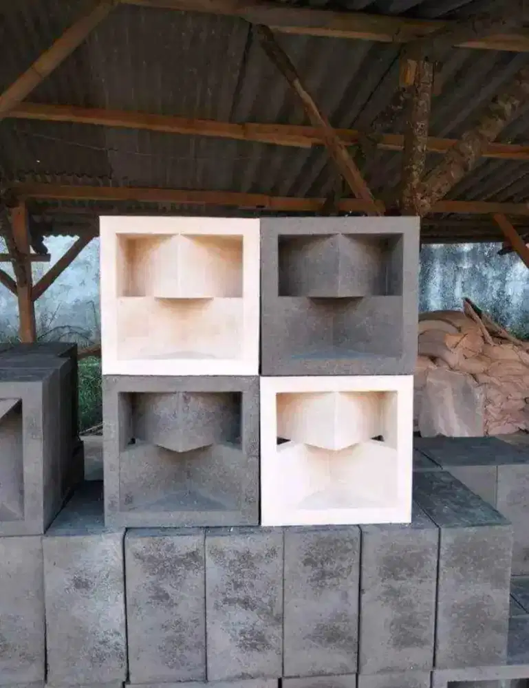 Roster beton minimalis modern