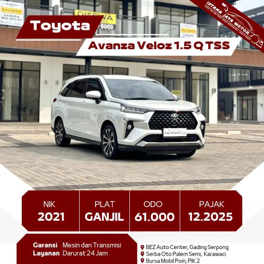 TOYOTA AVANZA VELOZ 1.5 Q TSS 2021