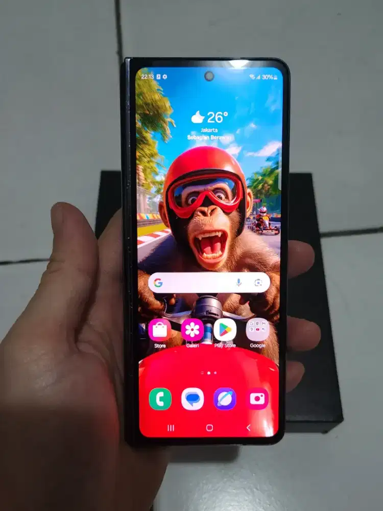 Samsung Fold 5 512GB Phantom Black Murah Minus Tompel Imut Sekali