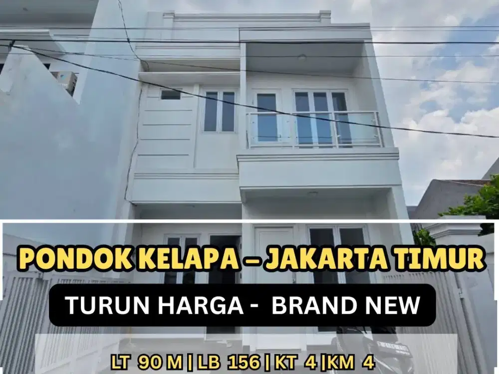 Rumah baru di komplek pondok kelapa jakarta timur
