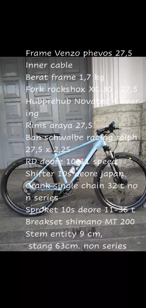 Sepepeda MTB Venzo phevos 27,5