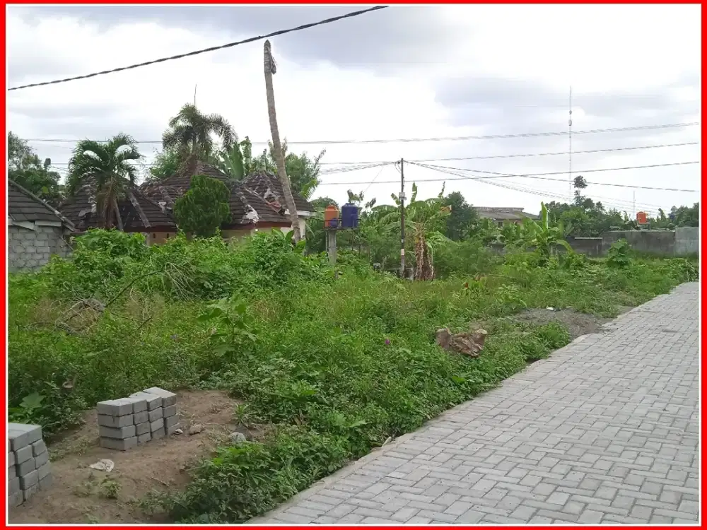 Tanah Siap  Bangun Sleman, Dekat Sekolah Al-Azhar