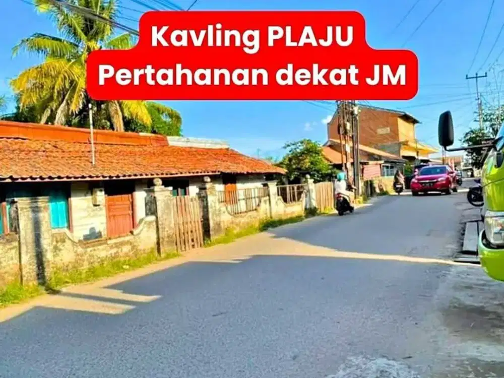 dijual tanah plaju pertahanan murah