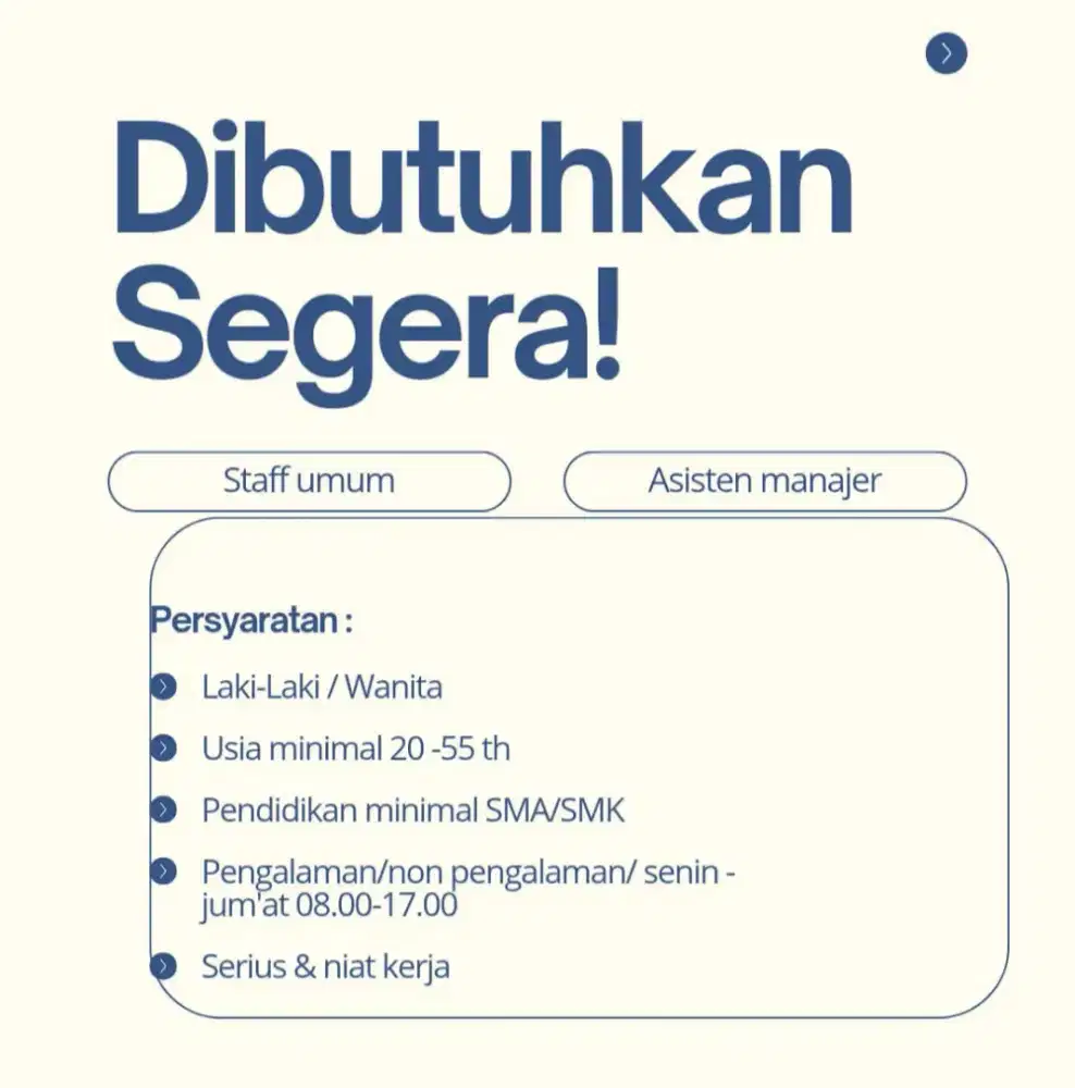 lowongan kerja cepat