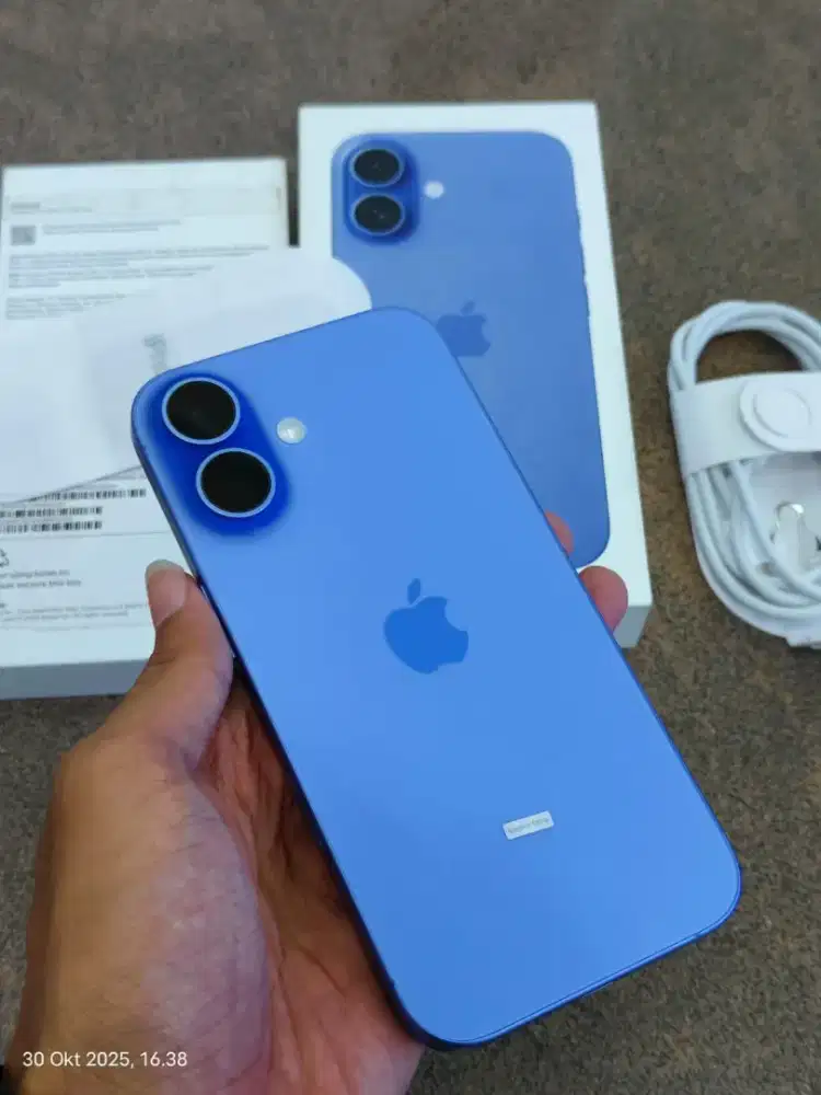 iPhone 16 128 ibox like new bisa tukar tambah