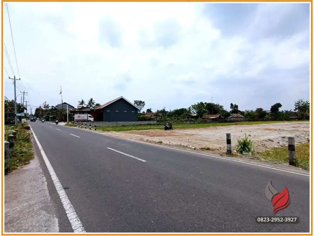 Dekat Iwak Kalen Godean, Kapling Perumahan Tepi Aspal Sleman