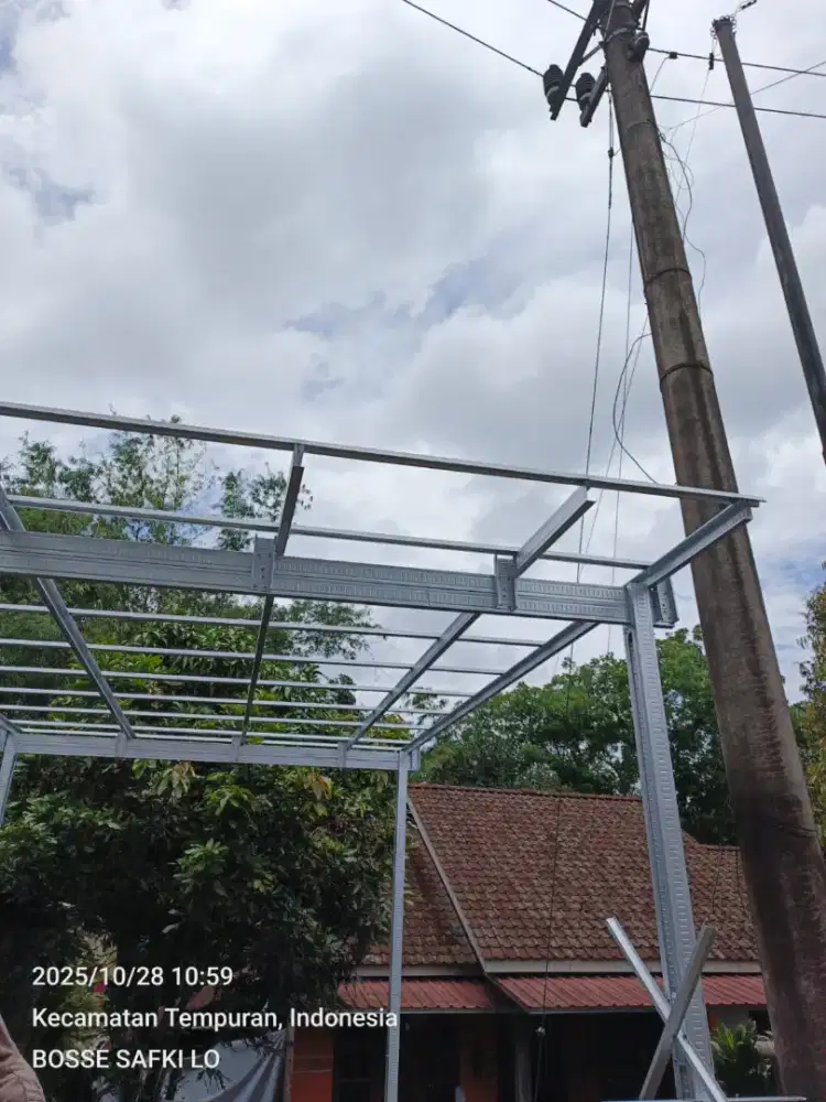 KANOPI BAJA RINGAN SOLUSI MINIMALIS