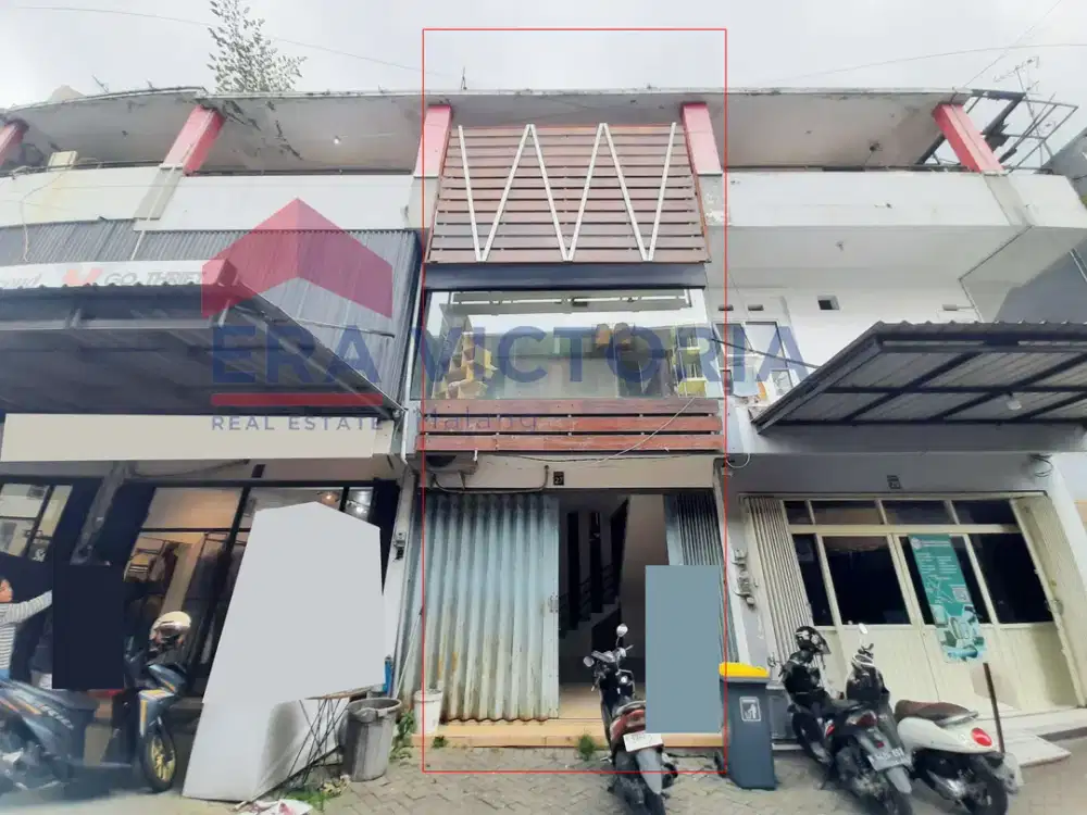 Ruko di Kawasan Bisnis, Akses Mudah ke Pasar Dinoyo, Mall, dan Kampus