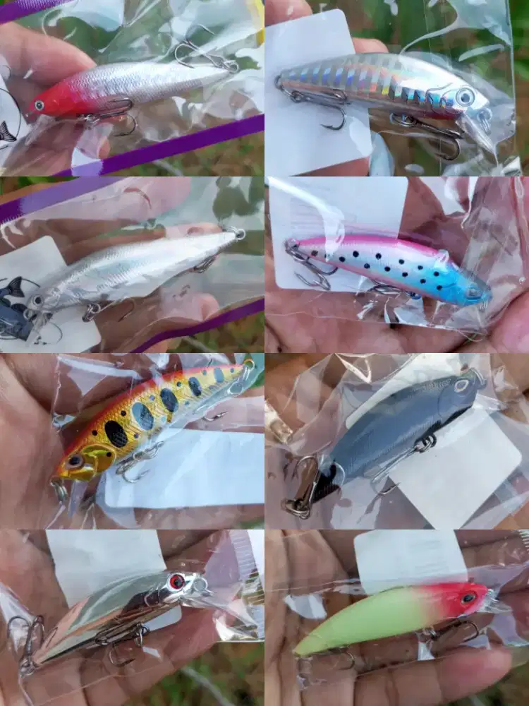 Minnow mancing casting Warna pilihan