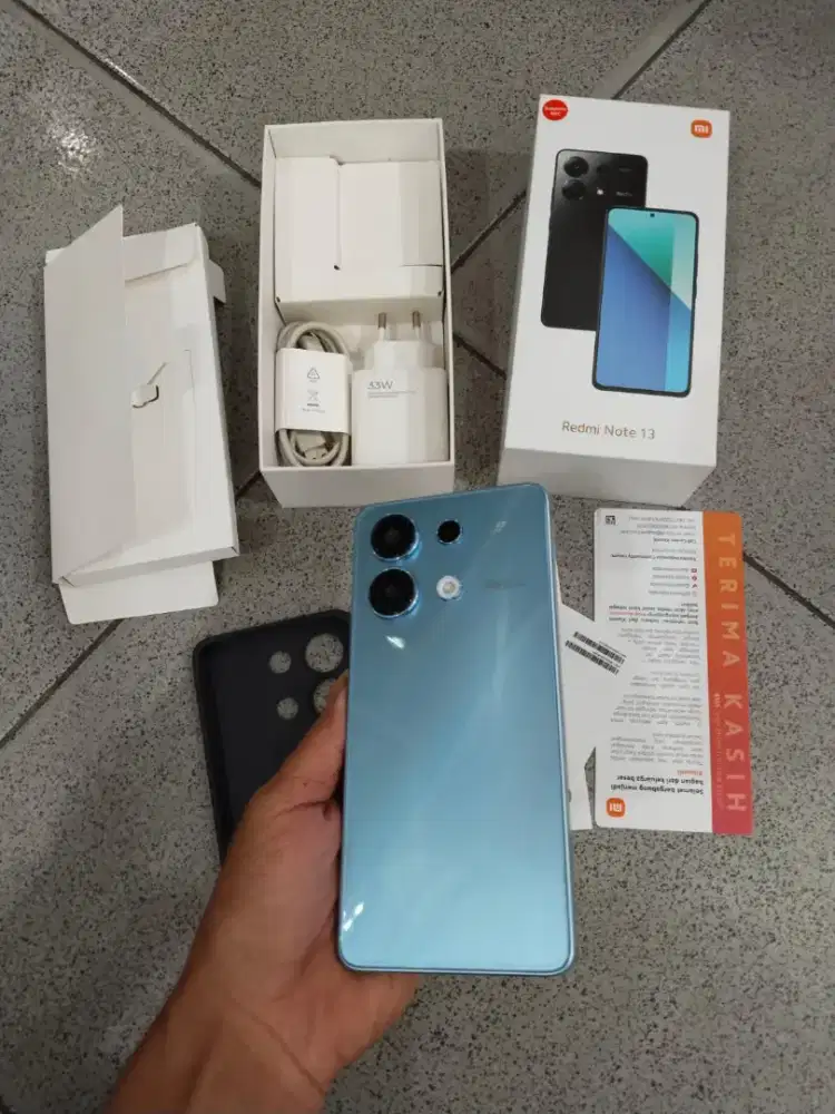 Redmi Note 13 ram 8/128 seken murah dan lengkap