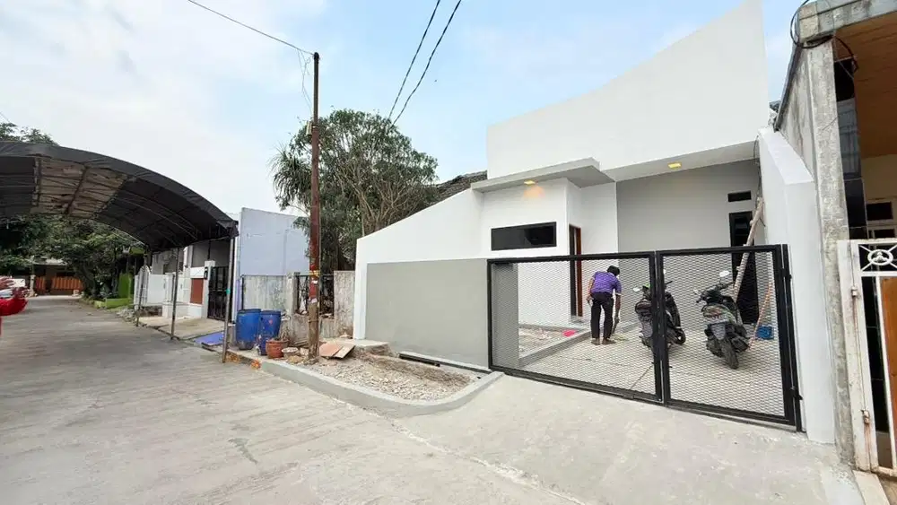 Dijual rumah baru 90 m2 konsep industrialis