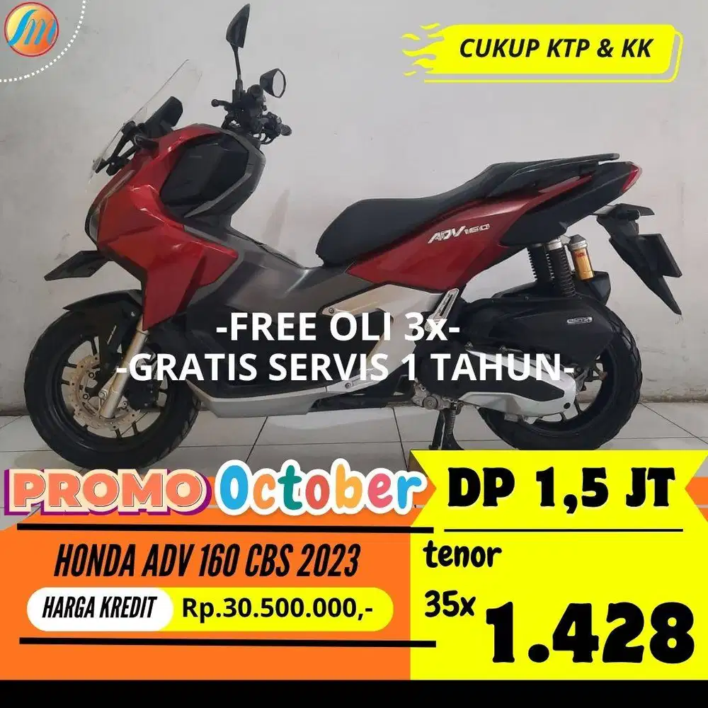 DP 1,5 JUTA HONDA ADV 160 CBS 2023 ANGSURAN SANGAT TERJANGKAU