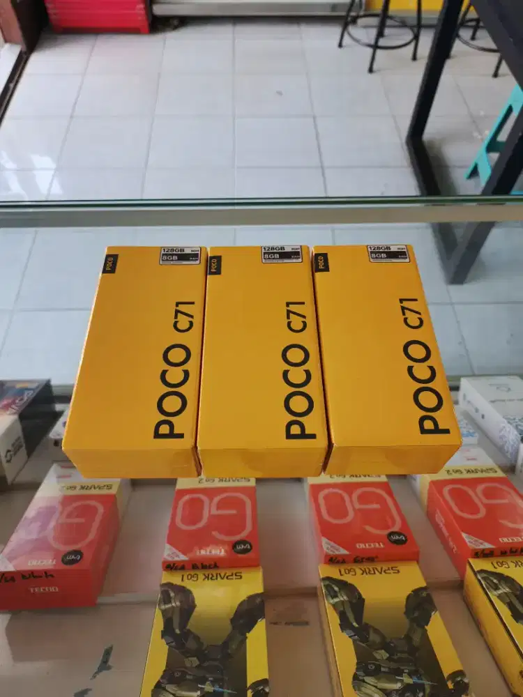 [ Fast respon WA ] Poco C71 4+4/128 Garansi resmi 15bln