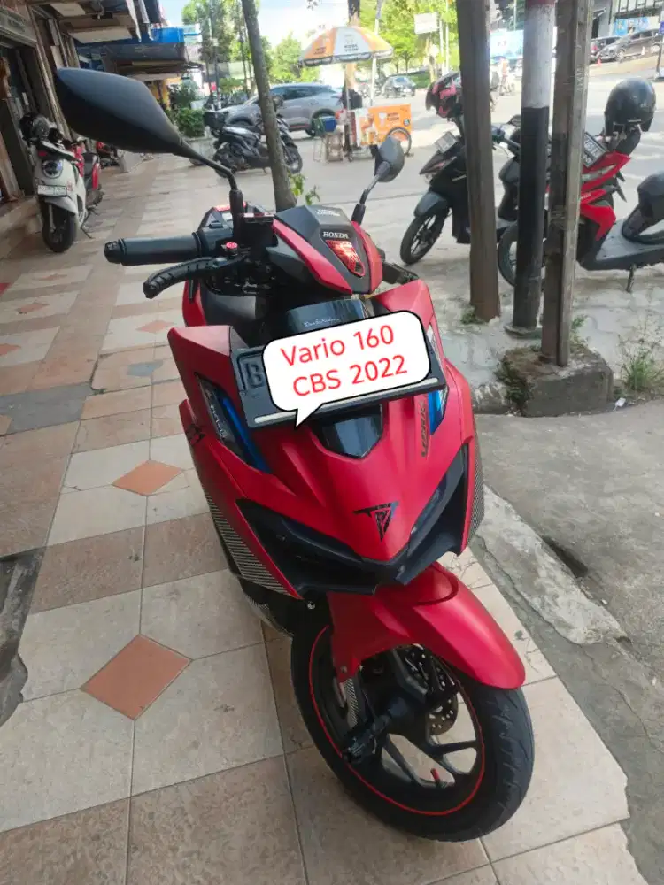 Honda Vario 160 CBS Idling Stop Terbaik Lengkap Mulus Keren Nominus ++