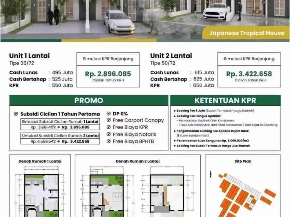 Rumah konsep japanese di kota bandung