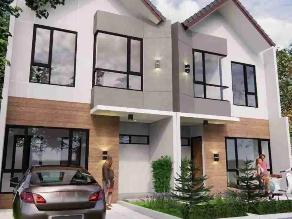 Rumah cluster Ngamprah 2 lantai KPR strategis 5 menit ke pasar tanimulya alun alun Cimahi kampus Unjani STKIP dan pintu tol Baros Bandung