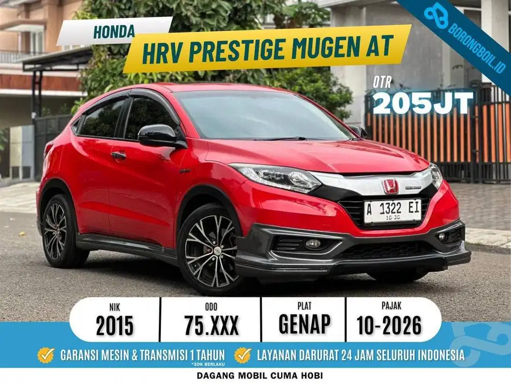 HRV 1.8 PRESTIGE MUGEN AT 2015 TANGAN PERTAMA