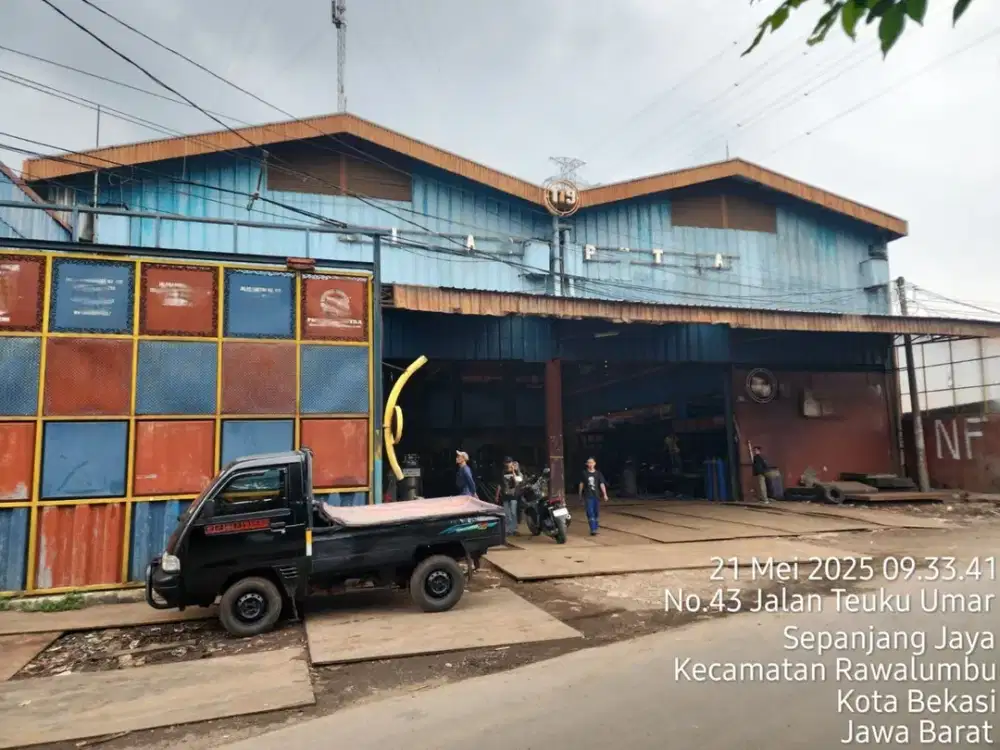 Di Jual Lelang Gudang Jalan Teuku Umar Sepanjang Jaya, Kecamatan Rawalumbu - Kota Bekasi