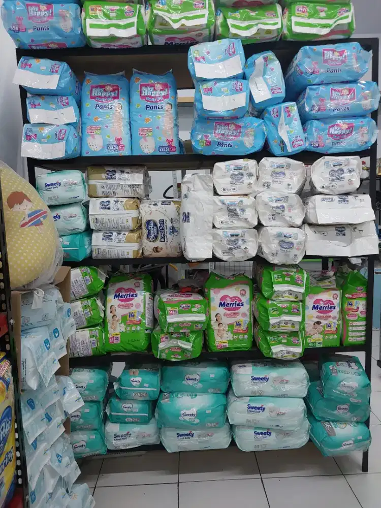 JUAL RAK BESI BEKAS TOKO PAMPERS