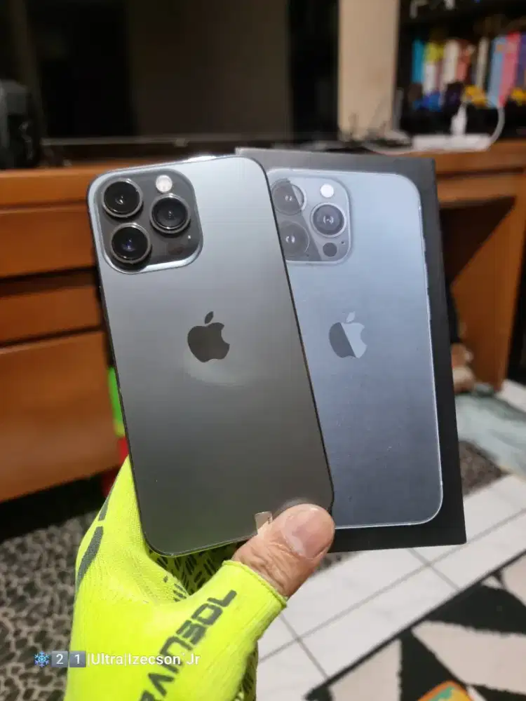iPhone 13 Pro 128GB LL/A Fullset, BH 85% No Minus, Beacukai (iMei 1&2)