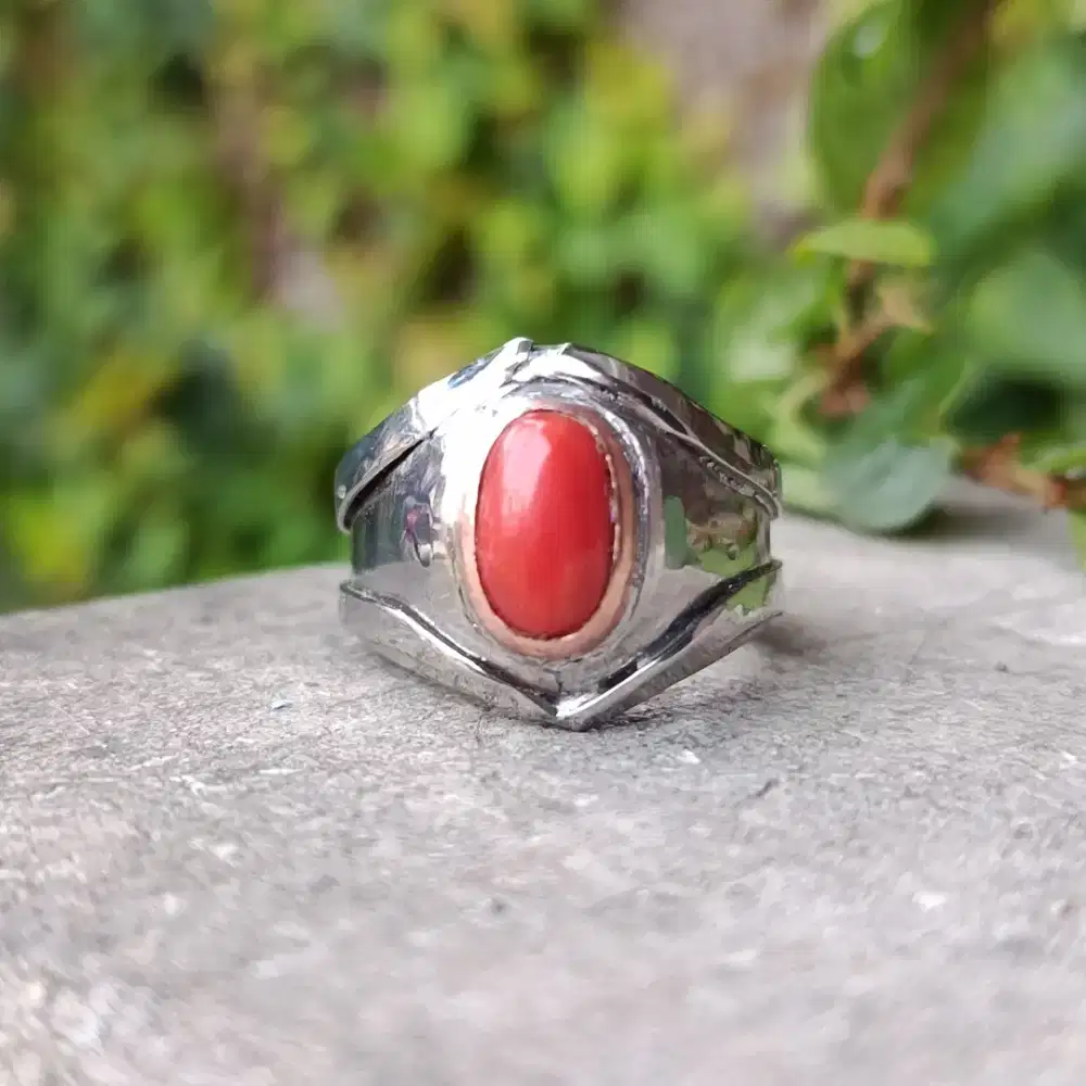 Batu Cincin Marjan / Red Coral Stylish