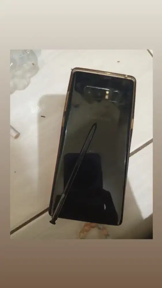 Samsung note8 6/64 sein minus lcd bercak hitam yg dibuletin difoto
