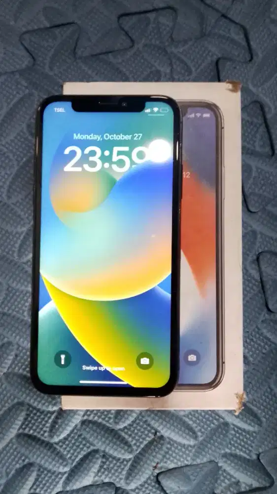 Jual iphone X/64gb ibox mulus