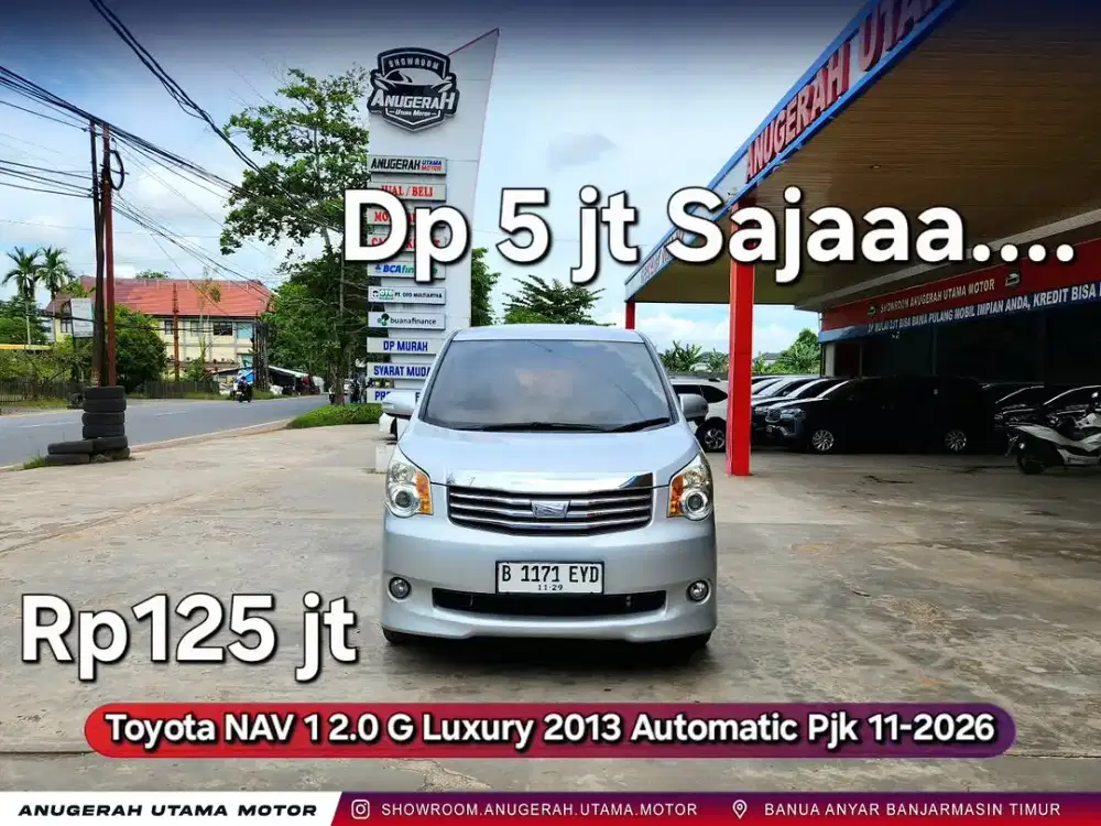 Dp5jt Toyota NAV1 G Luxury 2013 Automatic Pjk11-2026