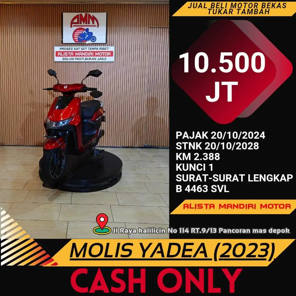 MOTOR LISTRIK YADEA T9 TH 2023 BISA BAYAR VIA CC / PAYLATER